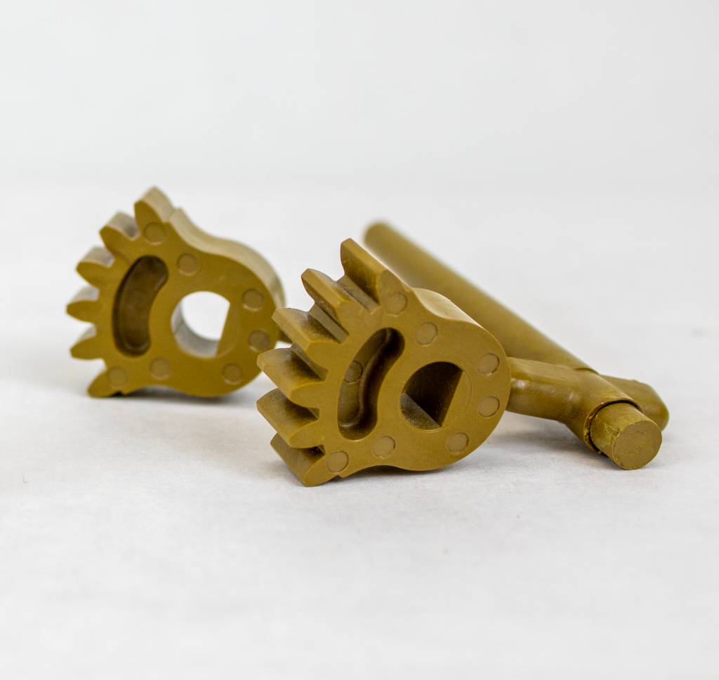 Ingranaggio a settori di Torlon